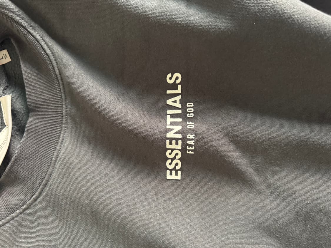 피어오브갓 에센셜 릴렉스드 크루넥 스웻셔츠 Iron 상품이미지3