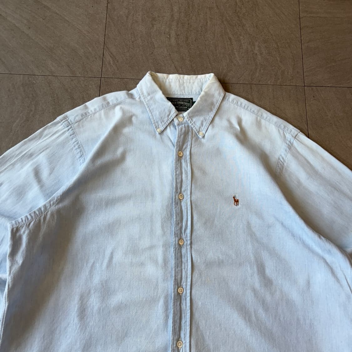90년대 폴로 컨트리 정품 샴브레이 셔츠  상품이미지10