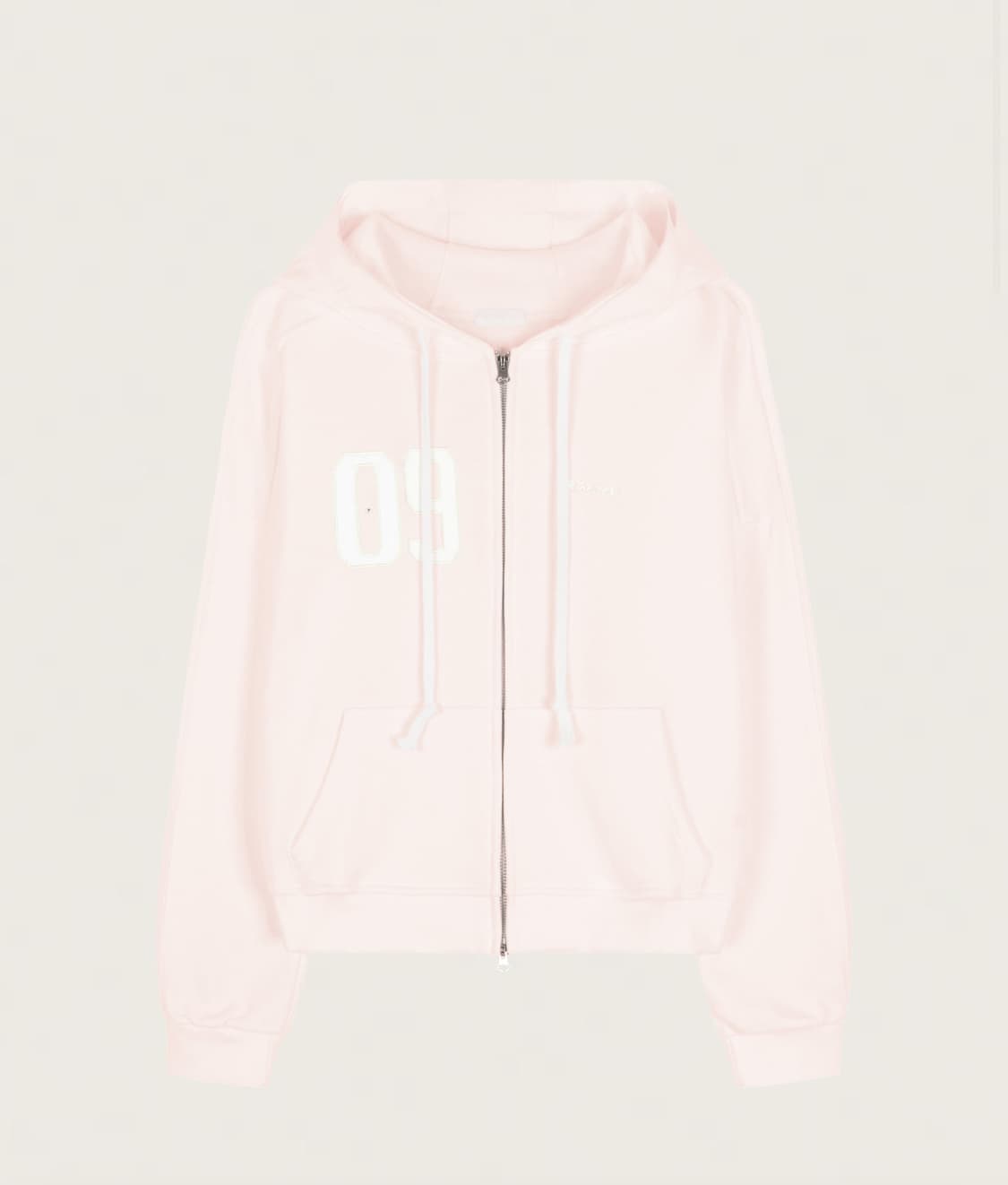 (미개봉)클리시어 09 클래식 넘버링 후드집업 핑크 상품이미지1