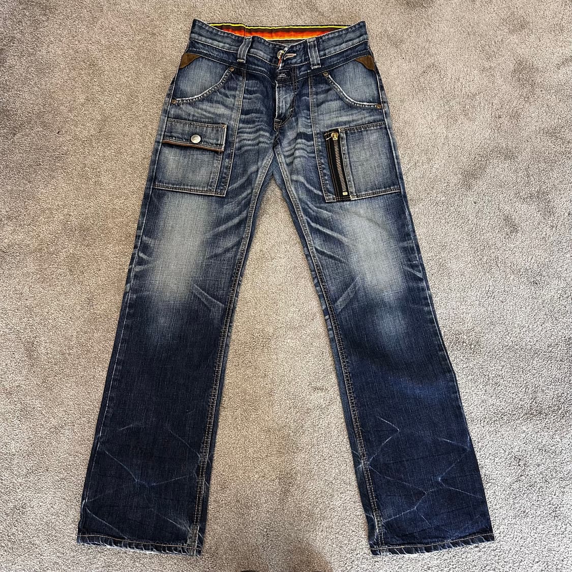 에드윈 블루트립 에스닉 데님 팬츠(32) 상품이미지2