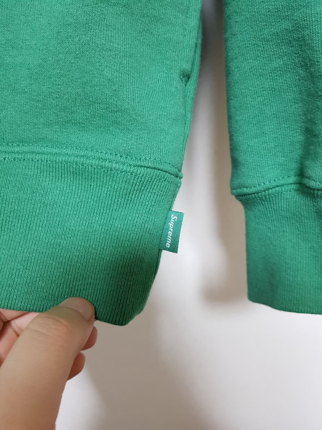 슈프림 컬리지에이트 하프 집 풀오버 맨투맨 라이트 파인 24FW 상품이미지5