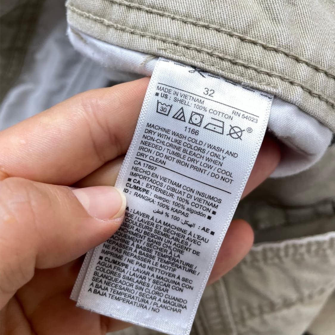 올드네이비 Old navy 베이지 카고 하프팬츠 32 상품이미지3