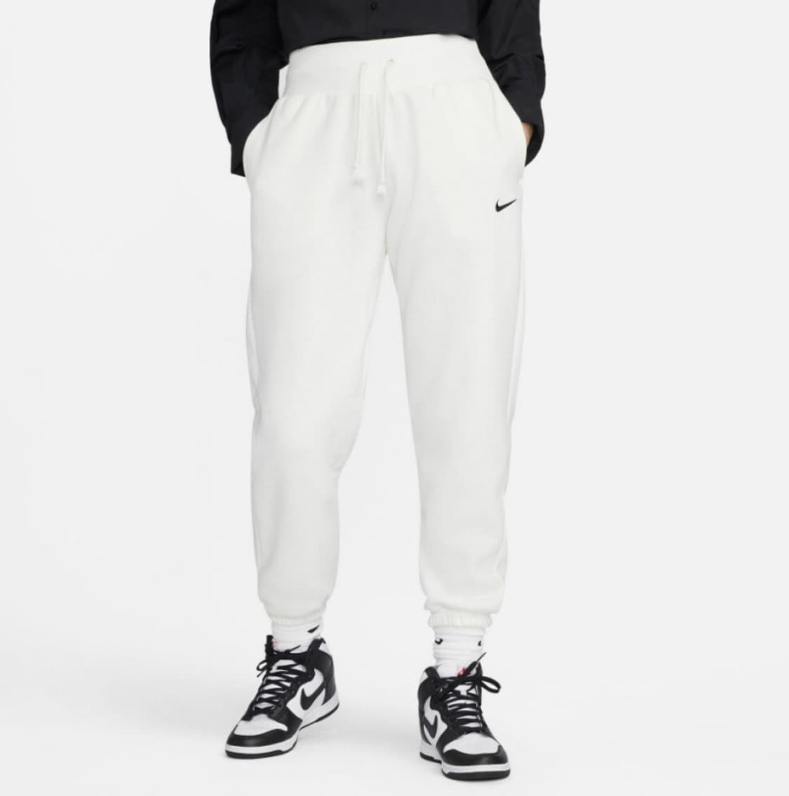 나이키 피닉스 하이웨스트 스웻 조거 팬츠 화이트 상품이미지1
