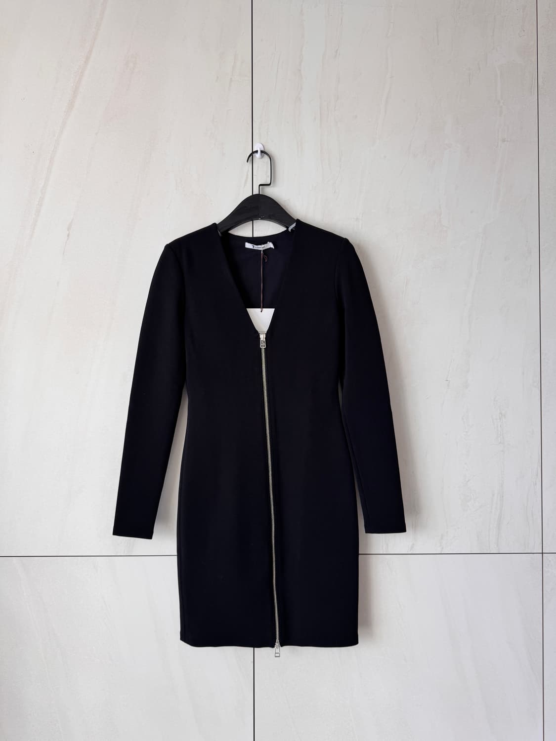새상품 ALEXANDER WANG 알렉산더왕 블랙 지퍼 원피스(44,55 상품이미지5