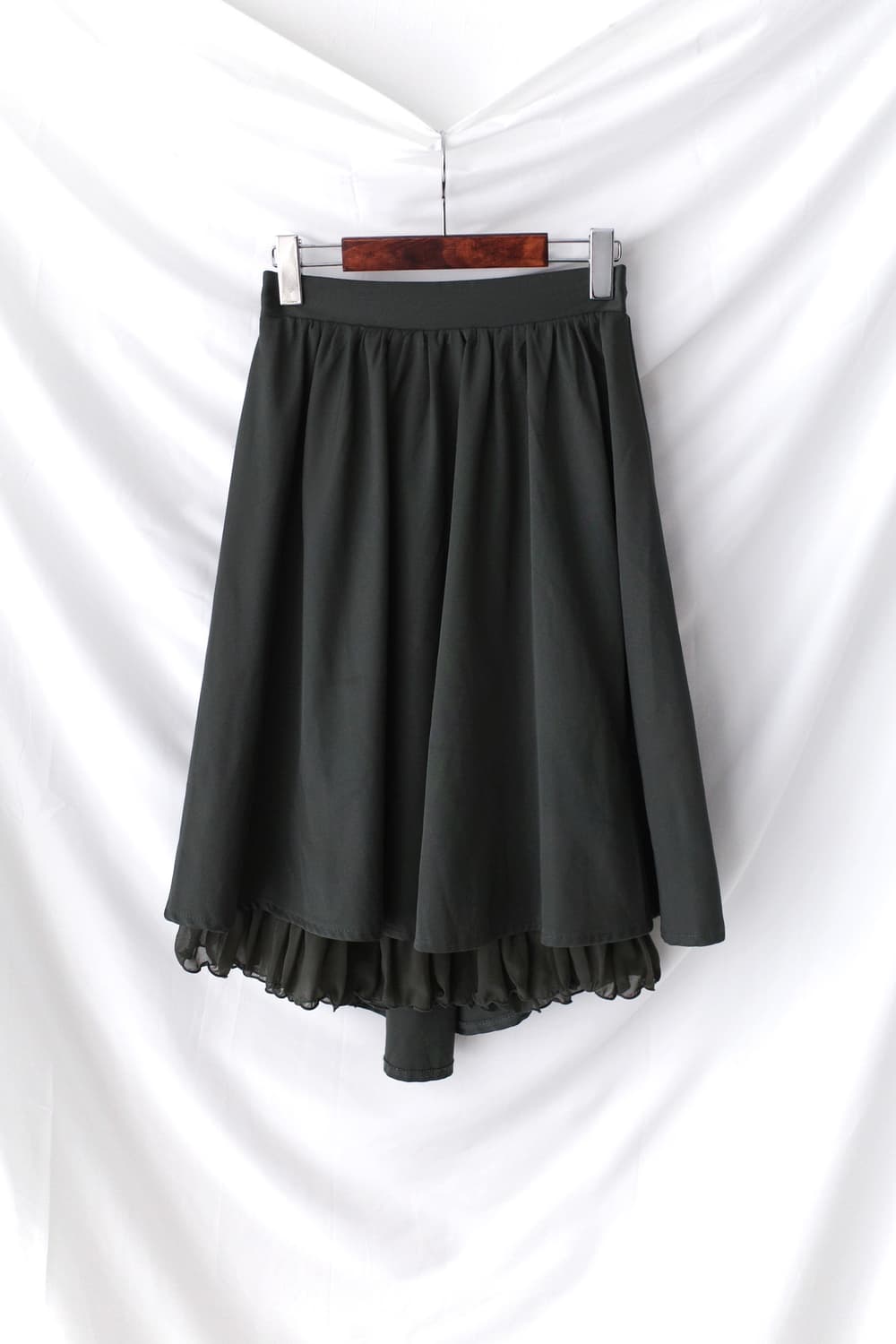 axes femme) lace layered shirring skirt 상품이미지2