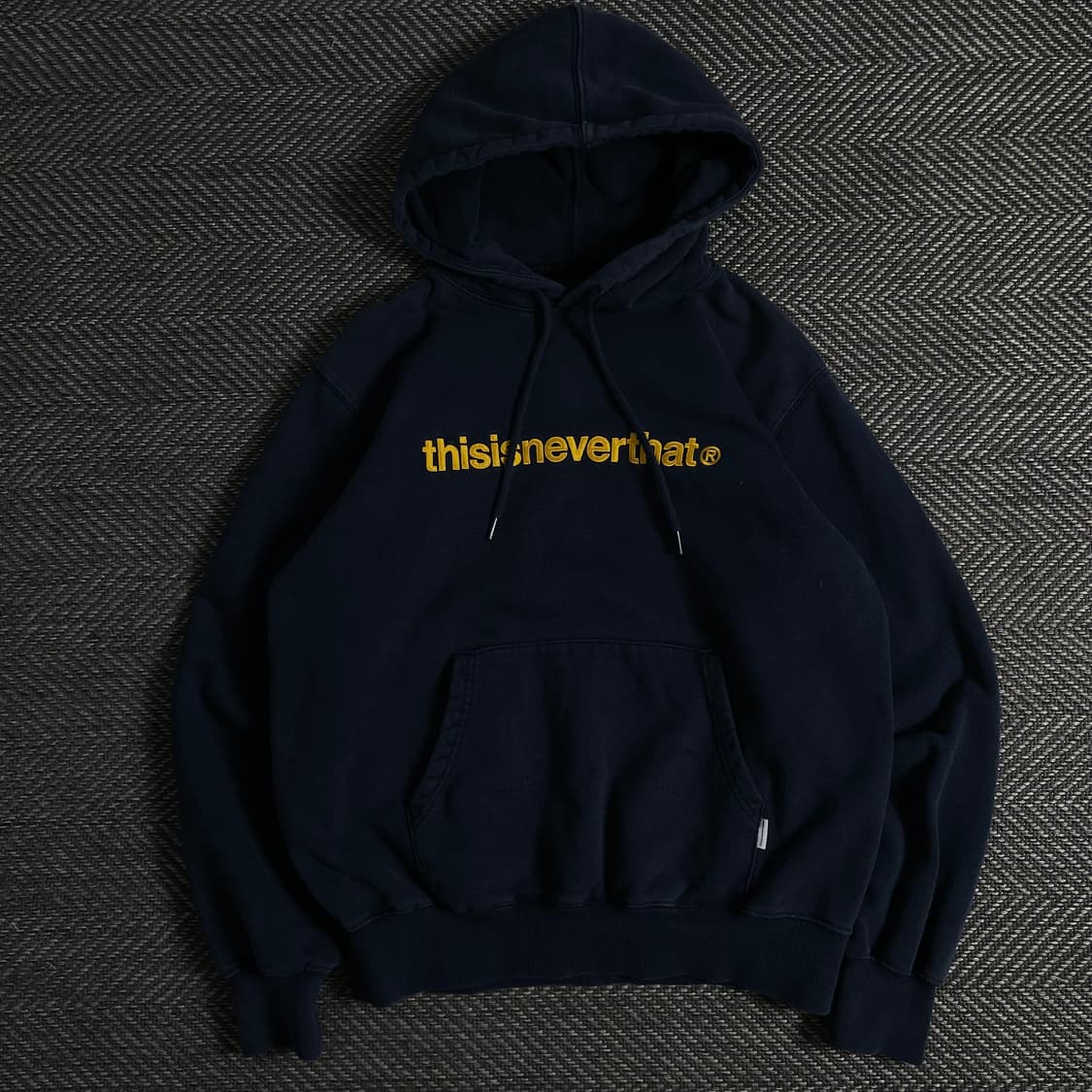 디스이즈네버댓 스펠로고 후드 티셔츠 네이비 y 3726 상품이미지2