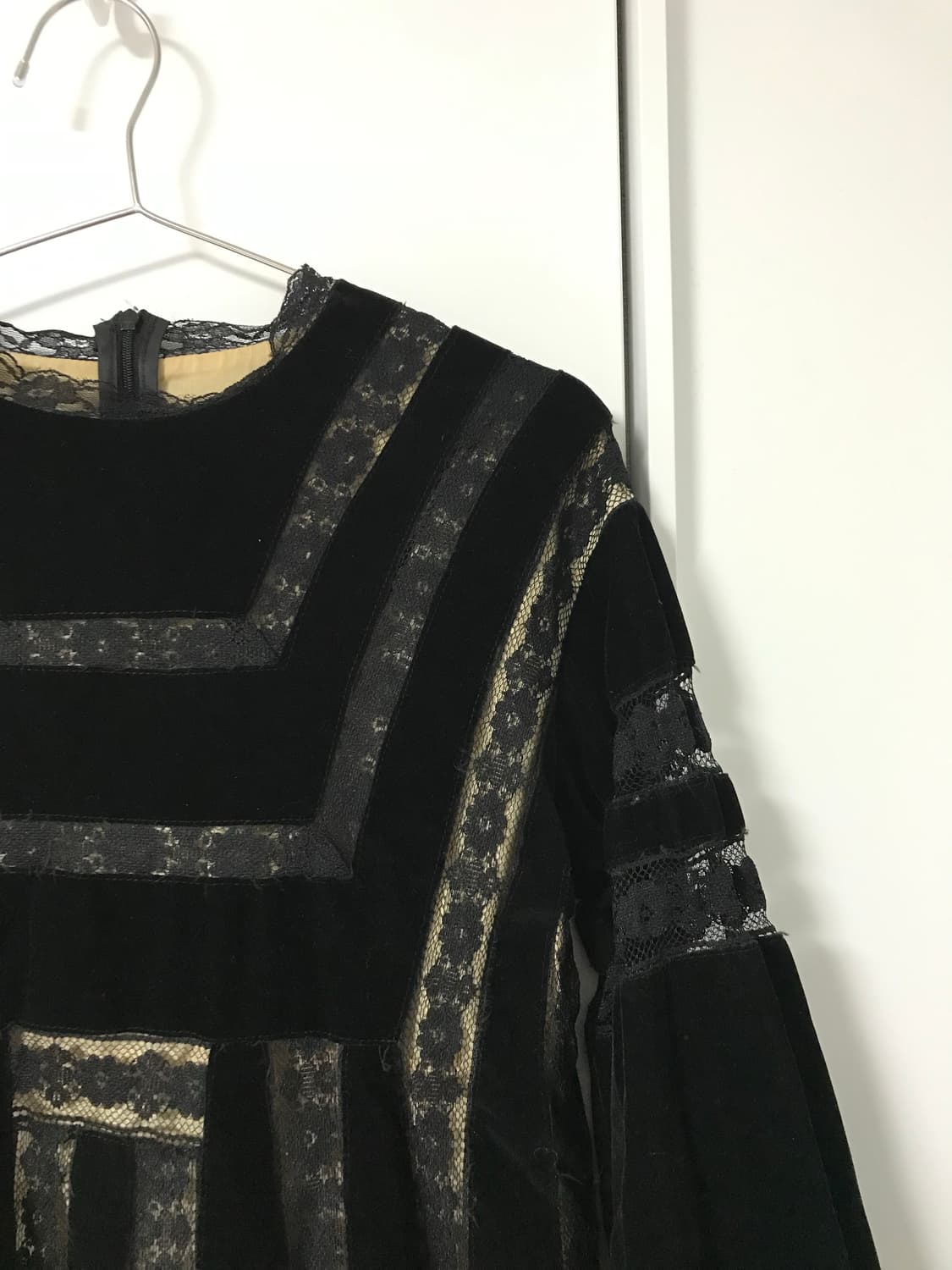 vintage velvet lace one-piece 상품이미지8