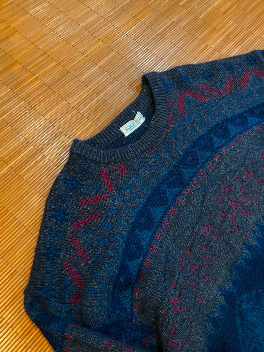 JPN vtg 노르딕 패턴 니트 상품이미지3