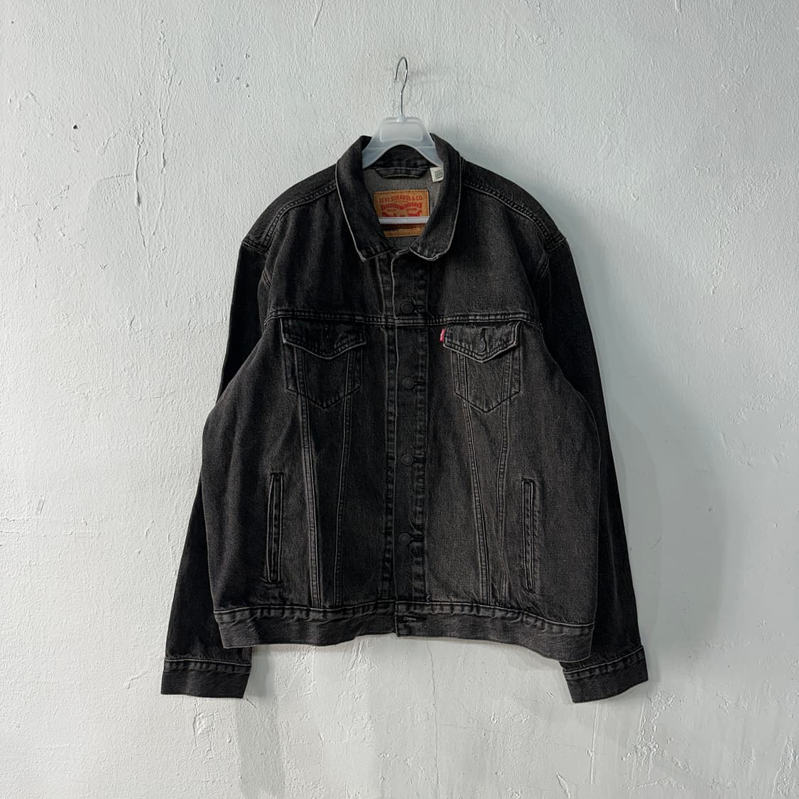 리바이스 데님 흑청자켓 L 상품이미지1