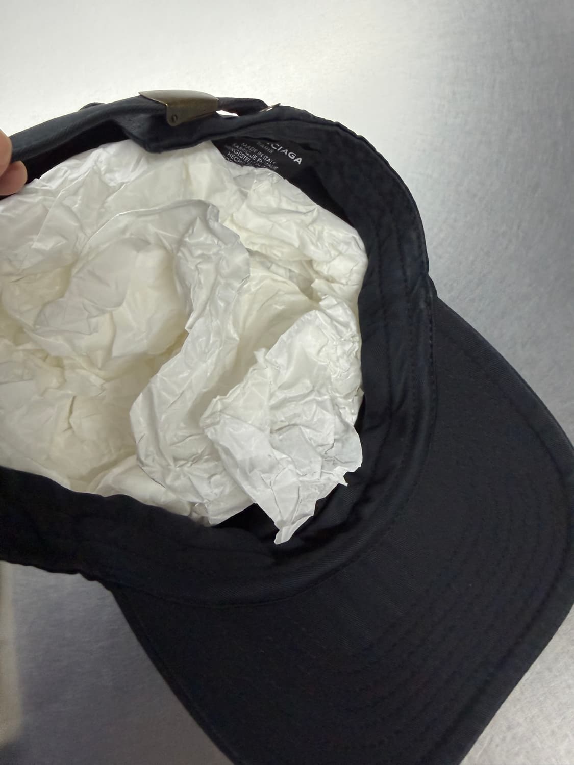 Balenciaga 발렌시아가 옴므 Homme 로고 모자 상품이미지2