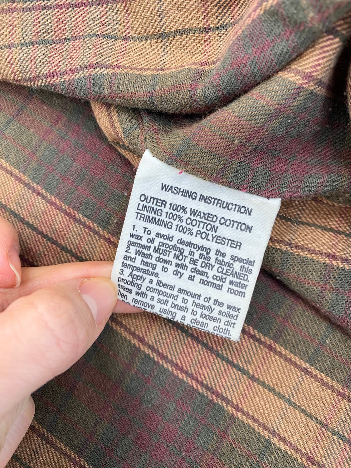 90's GREENBELT 왁스 코튼 필드 자켓 상품이미지10