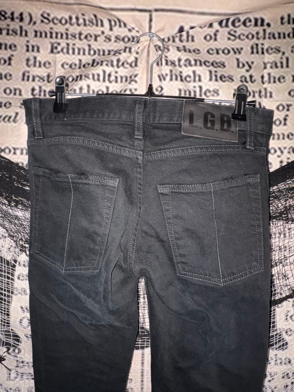 LGB Noir Quad Button Jeans 상품이미지5