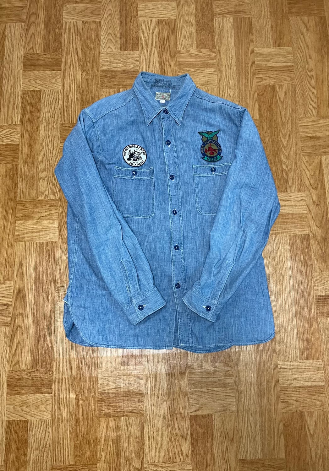 BUZZ RICKSON'S CUSTOM CHAMBRAY SHIRT 상품이미지1