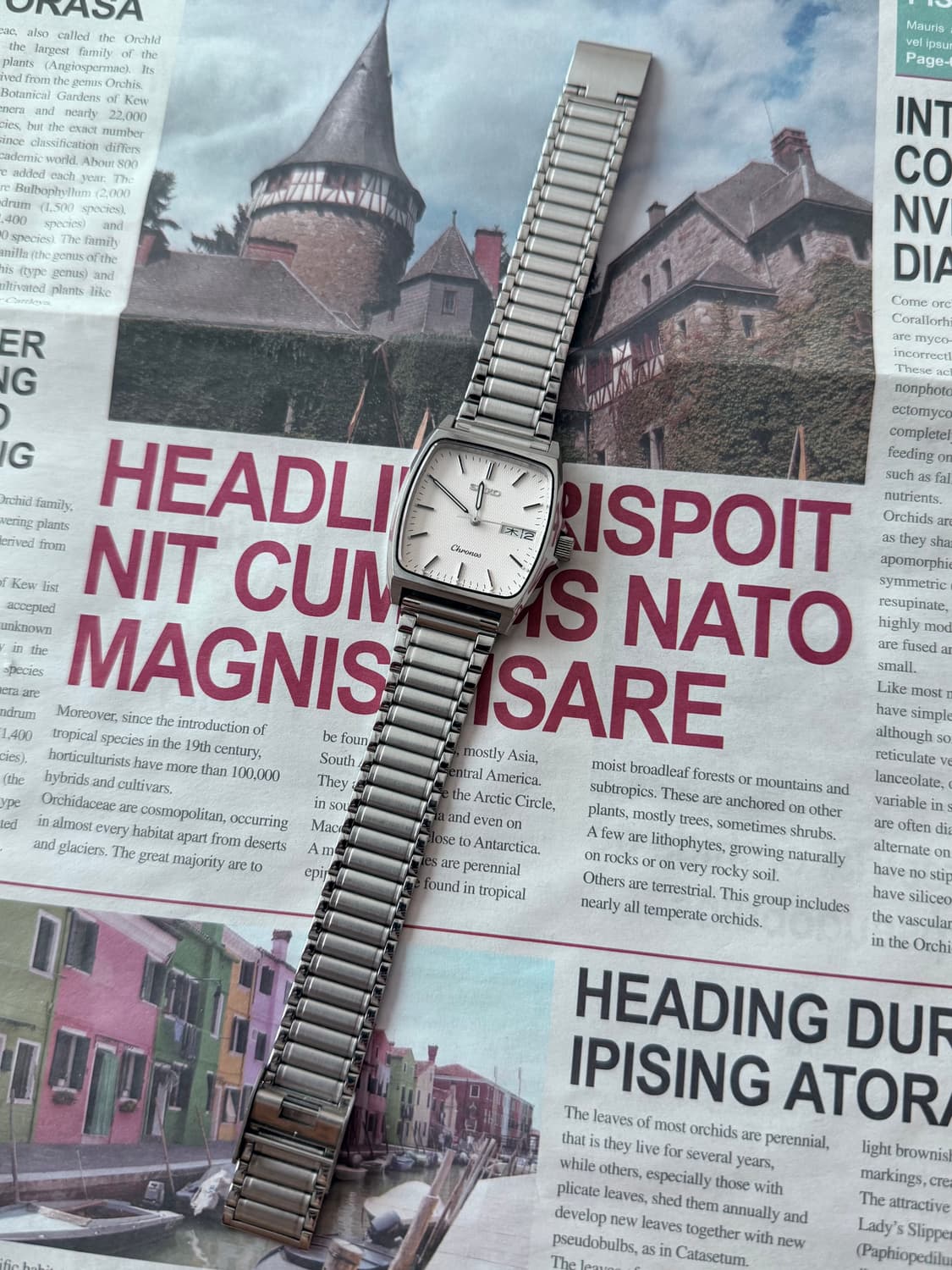 세이코 Seiko Chronos 스퀘어 데이 데이트 상품이미지2