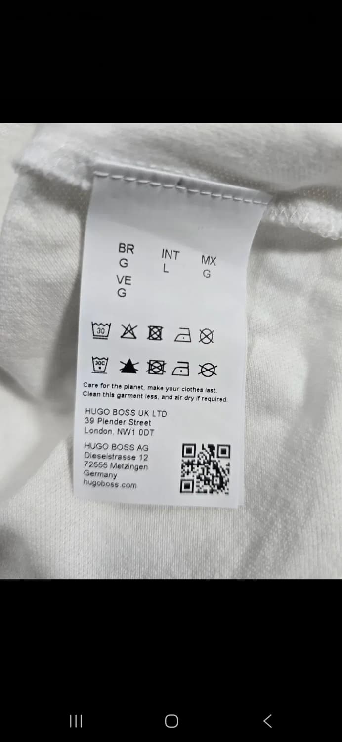 휴고보스  남자 반팔카라티.     싸이즈 100. 상품이미지4