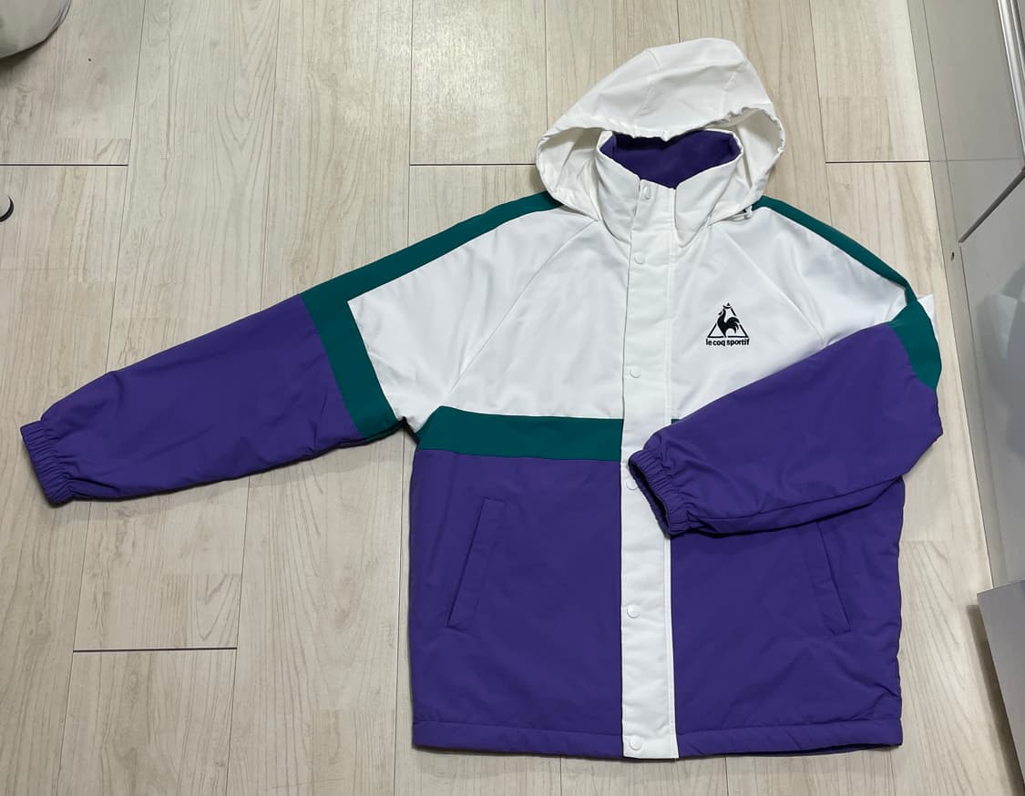 르꼬끄 빈티지 바람막이 리버시블(양면) 자켓 L~XL 상품이미지1