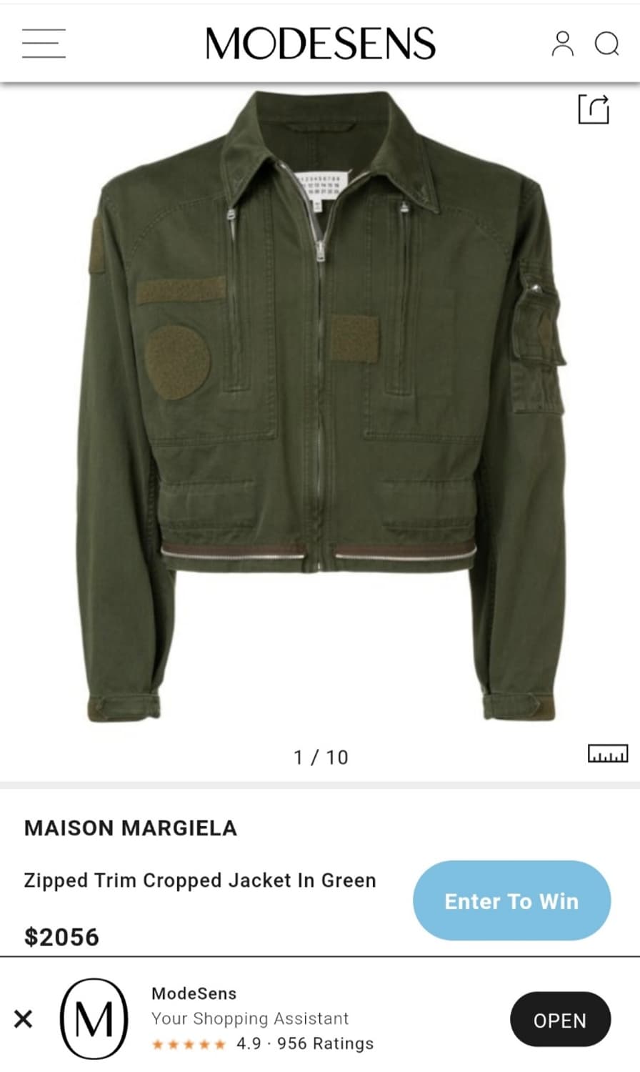 (50) 마르지엘라 크롭 자켓 상품이미지4