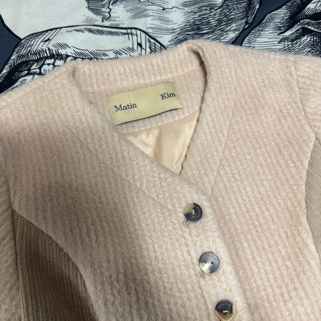 마땡킴 볼륨 가디건 울자켓 프리사이즈  상품이미지2