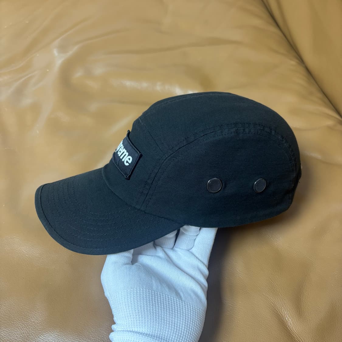 슈프림 캠프캡 모자 박스로고 21ss 밀리터리 블랙 상품이미지5