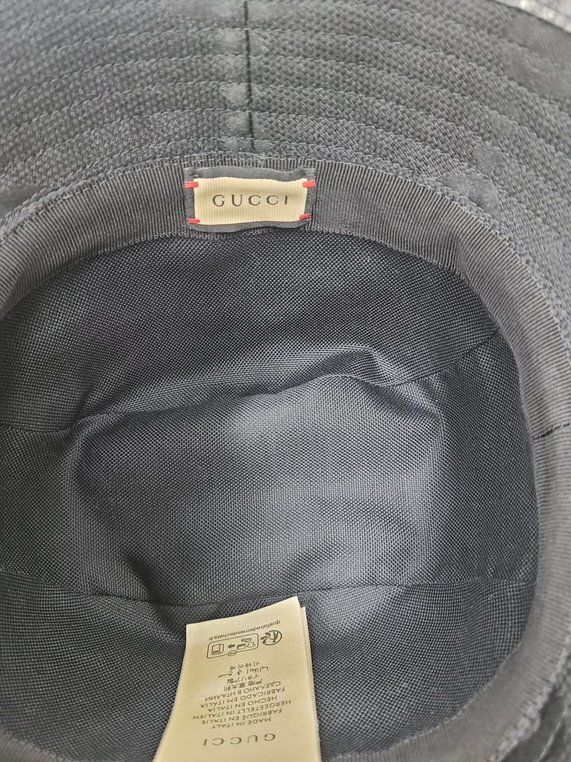 구찌 GG로고 버킷햇 사이즈M 상품이미지3