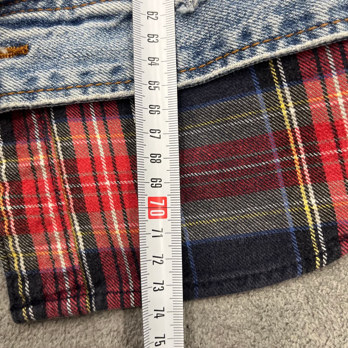 M 버커루 셔츠 레이어드 디스 데미지 워싱데님자켓 상품이미지8