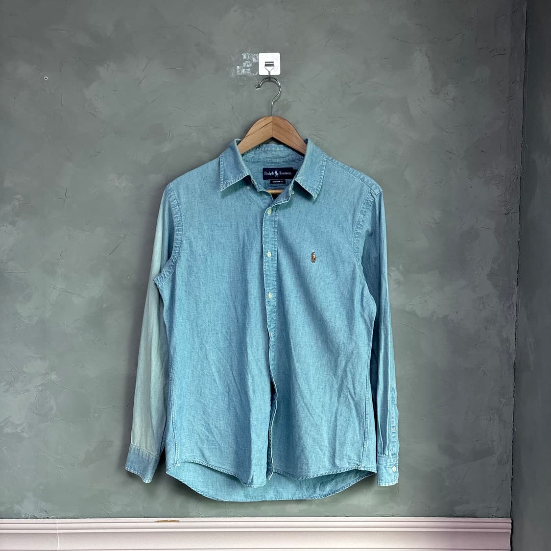 폴로 랄프로렌 데님 샴브레이 셔츠 상품이미지1