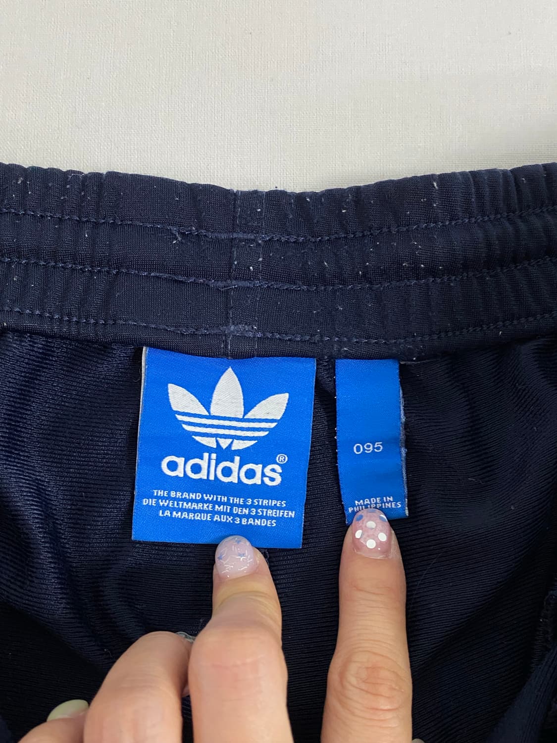 아디다스 파이어버드 네이비 와이드 트랙팬츠 츄리닝 M 상품이미지4
