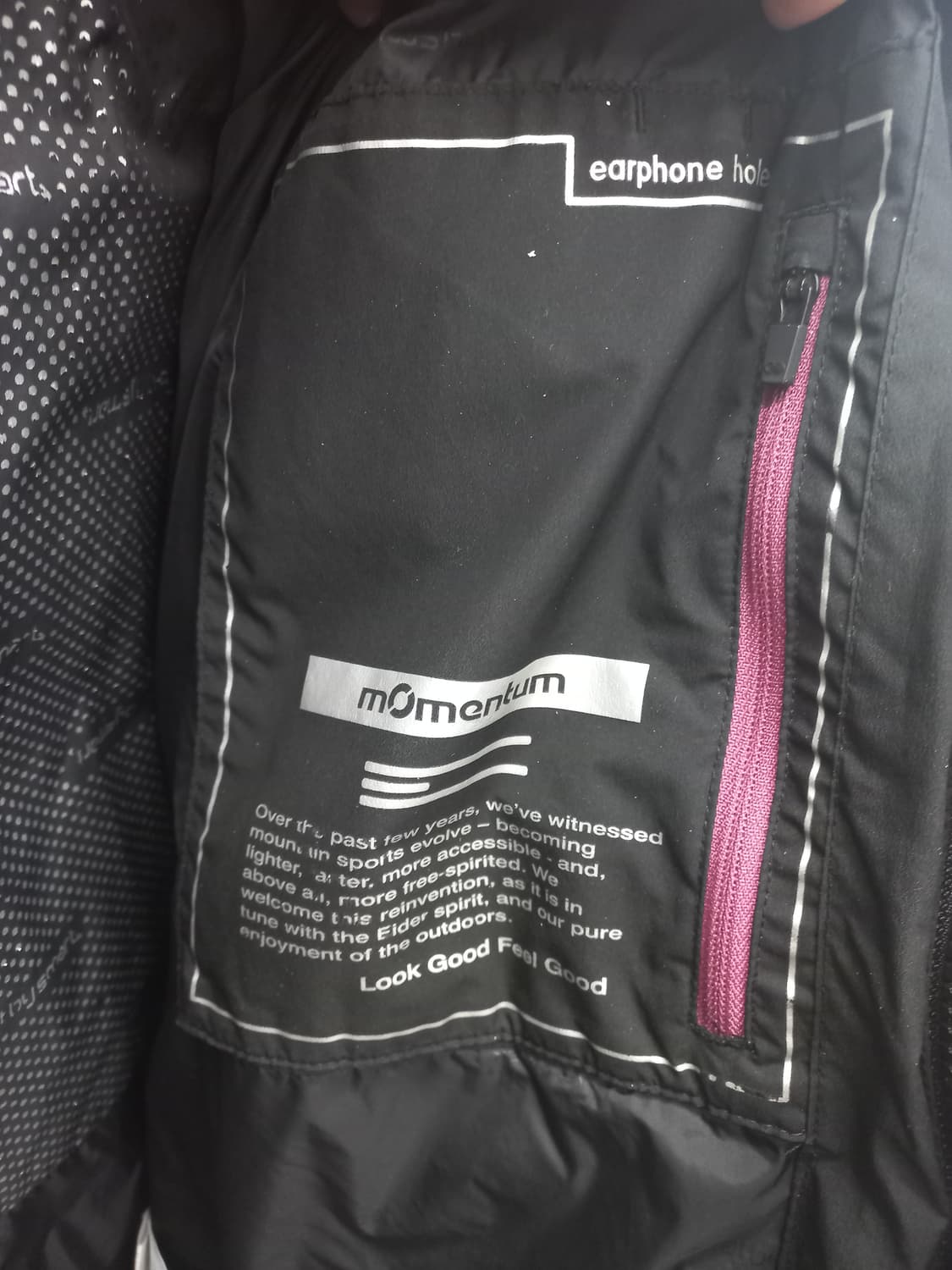 아이더 모멘텀 구스 롱패딩 블랙 (남100) 상품이미지2