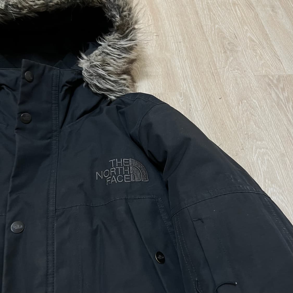 노스페이스 남성 후드 구스다운 하이벤트 롱패딩 M/95  상품이미지3