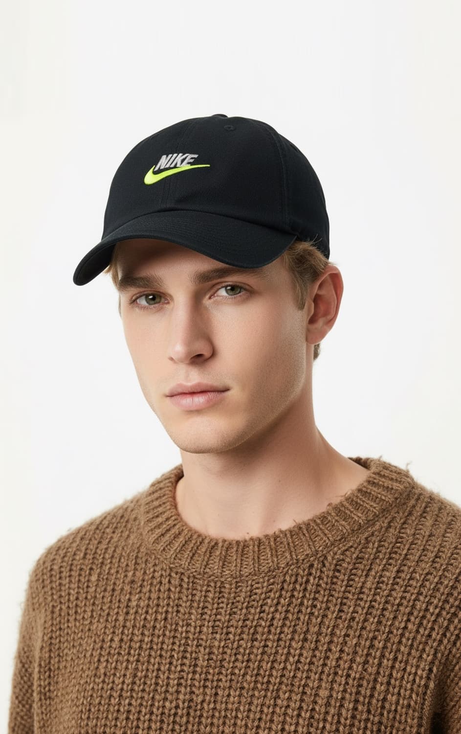 NIKE 나이키 헤리티지86 퓨추라 초레어 형광노랑 스우시 볼캡 모자 상품이미지9
