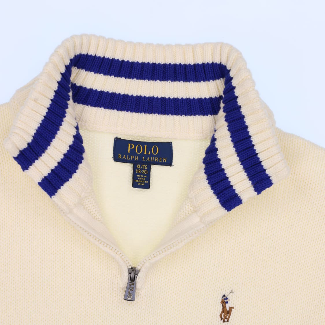 XL18-20 폴로 보이즈 반집업 니트 N7554 상품이미지3