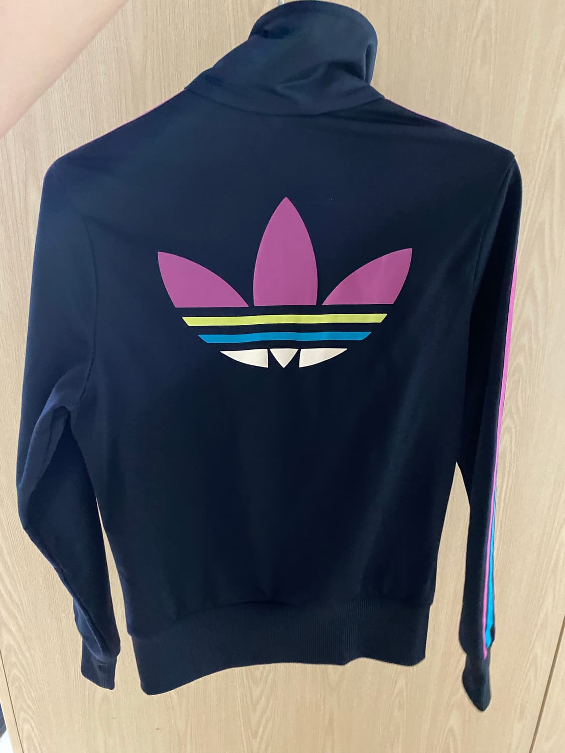 아디다스 파이어버드 보라 파랑 네이비 보파 져지 상품이미지2