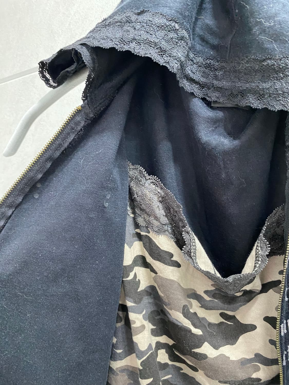 [Soavita Be Luire]2000s Mood Camo Sleeve 상품이미지4