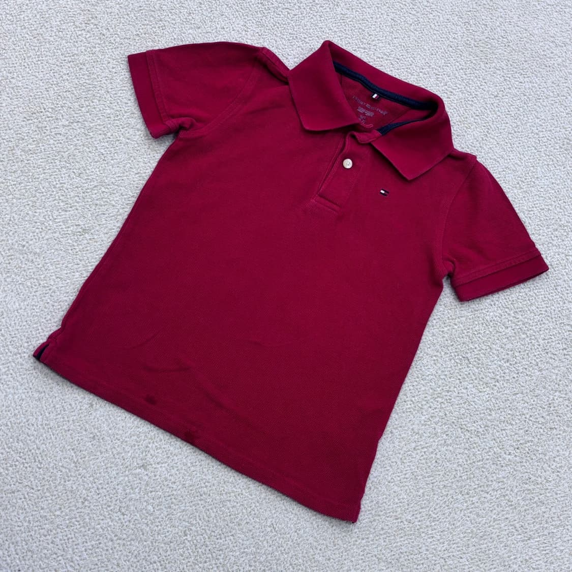 S 타미힐피거 키즈 반팔 카라 티셔츠 0420E 상품이미지1