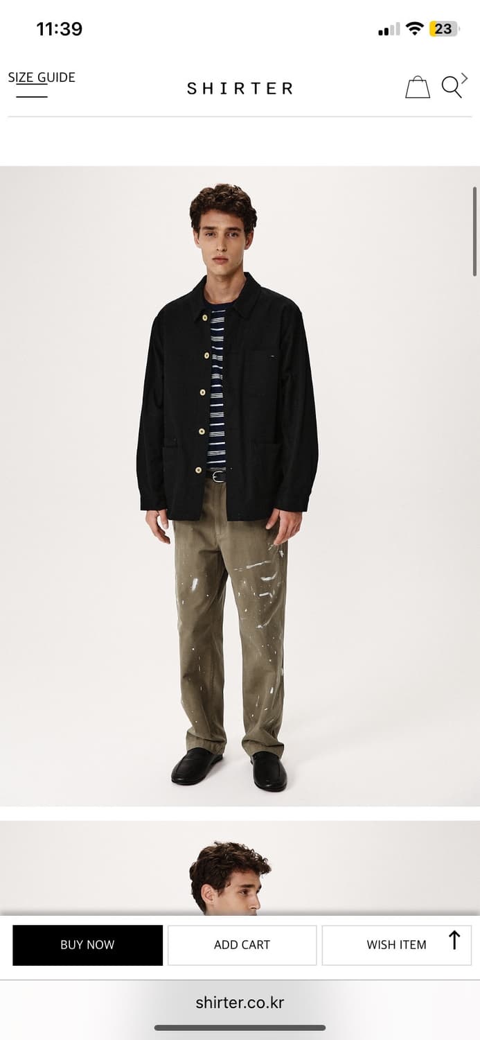 새상품. 셔터 프렌치워크자켓 S 새상품 상품이미지3