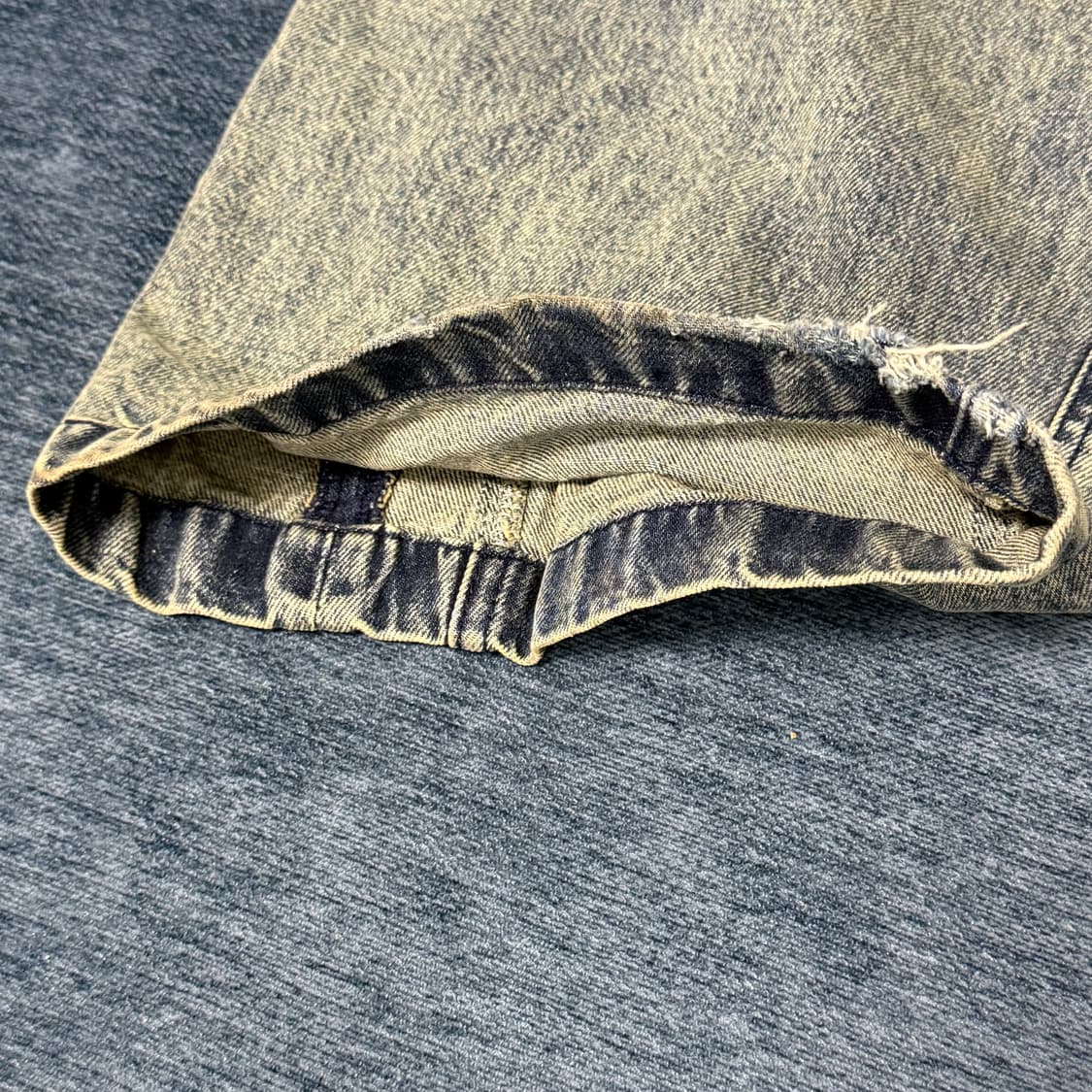 아이돈워너셀 레이어 커브 데님 인디고 상품이미지4