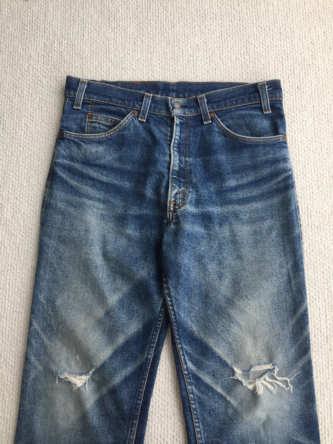 80’s 리바이스 509 레귤러 스트레이트 데님 굿에이징 상품이미지2