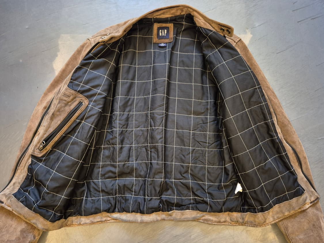 올드 갭 카페레이서 스웨이드 자켓 상품이미지3