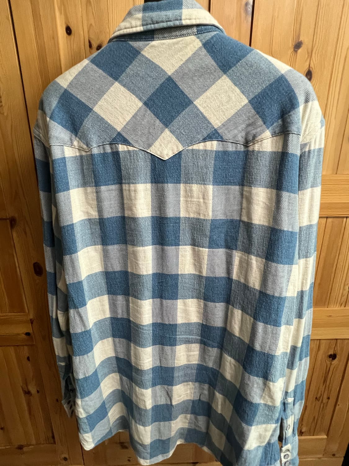 RRL 더블알엘 플래드 트윌 웨스턴셔츠 L 상품이미지2