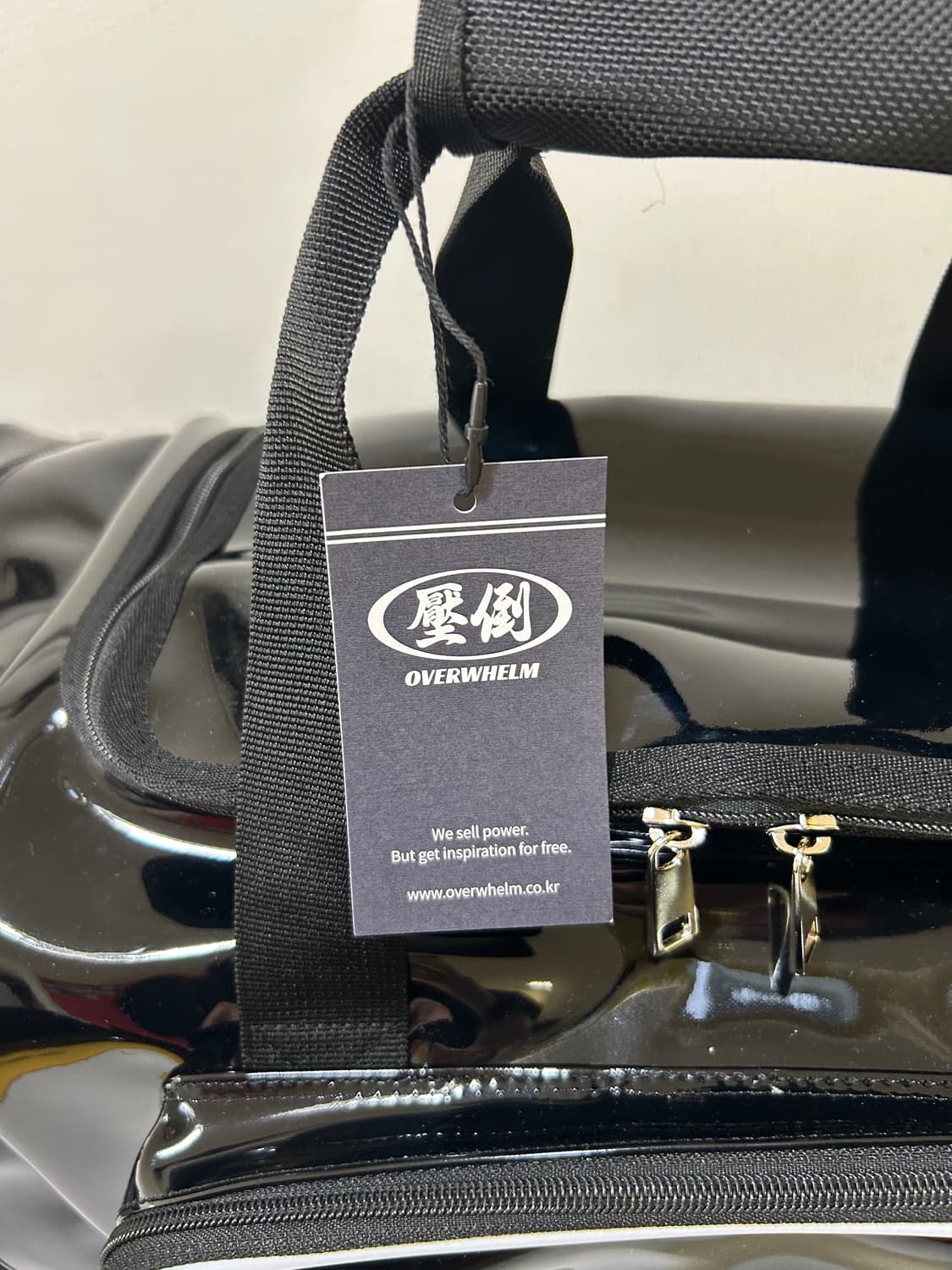 압도 블랙 더블백 가방 새상품 상품이미지2