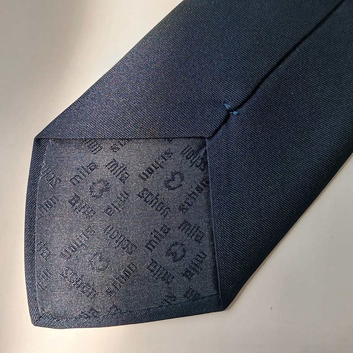 MILASCHON 밀라숀 실크 네이비 넥타이 8.7cm A등급 e806
 상품이미지7