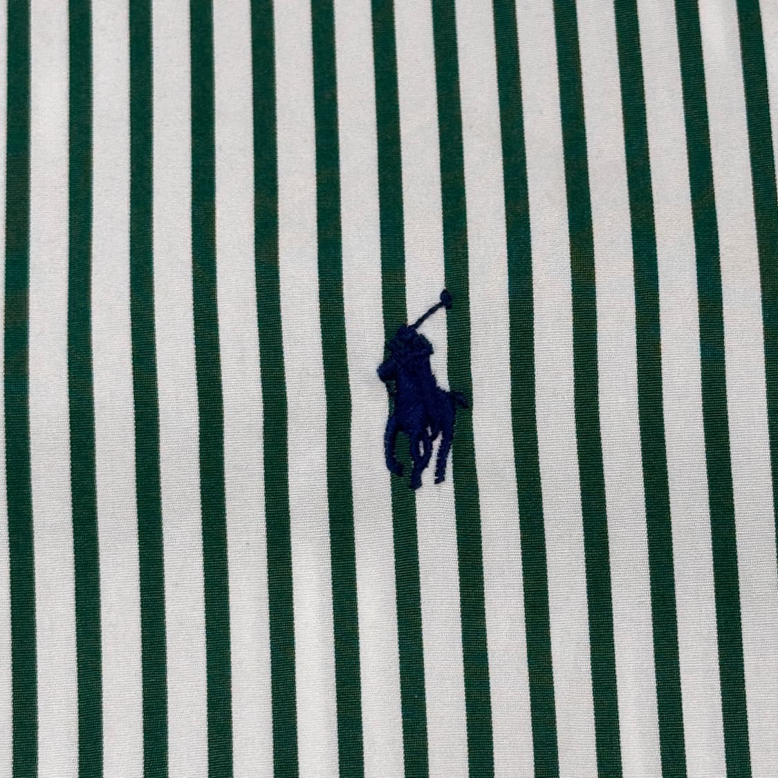 XL) 폴로 랄프로렌 그린 스트라이프 셔츠 신형 미사용품 상품이미지4