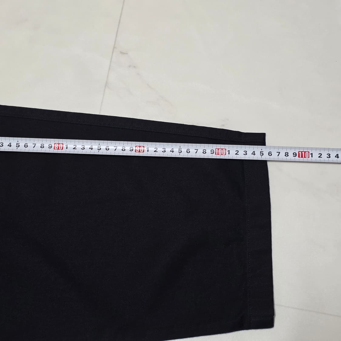 85cm 유니클로 U 와이드핏 치노팬츠 블랙 상품이미지6