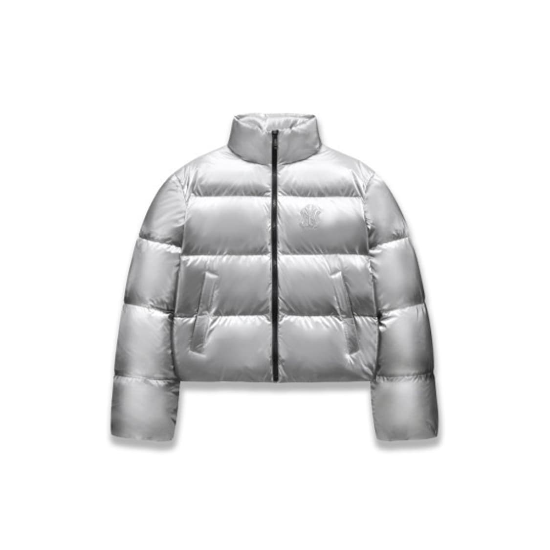 MLB 뉴욕 양키스 실버 푸퍼 패딩 덕다운 상품이미지1