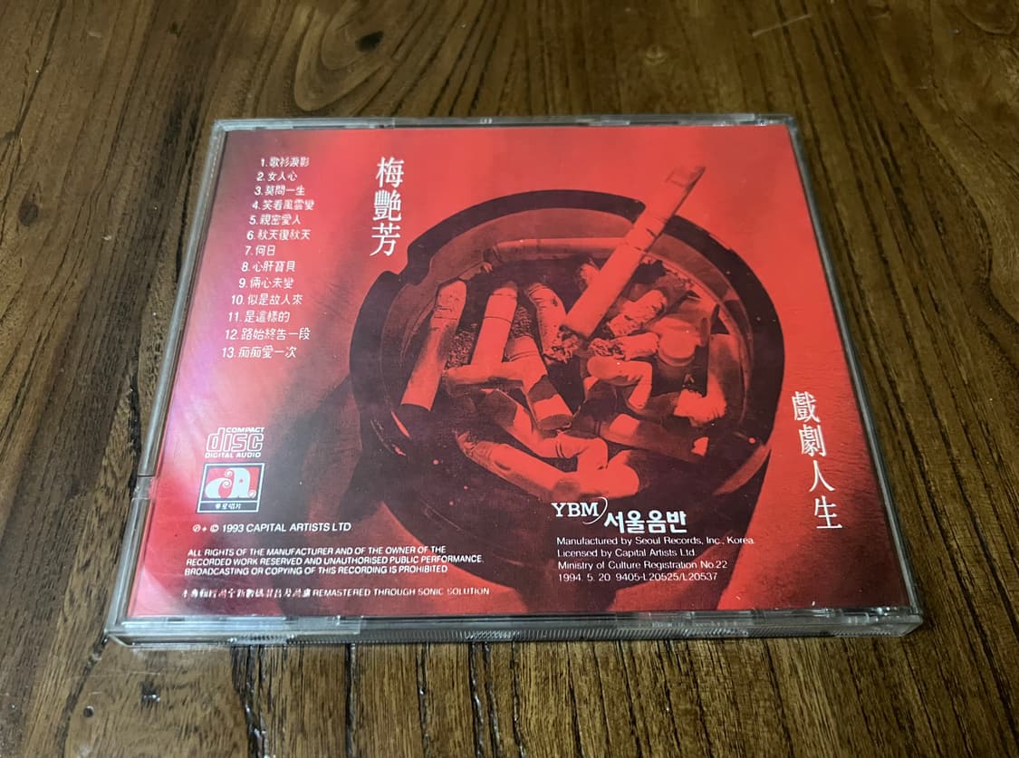 매염방 희극인생 국내 라이센스 초판 CD 중화권 상품이미지8