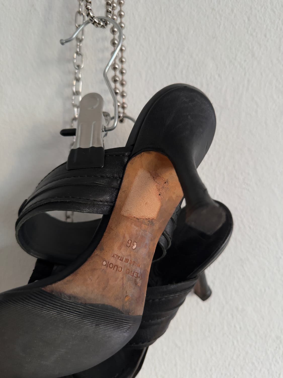 디올 존갈리아노 CD로고 참 뮬타입 힐 상품이미지3