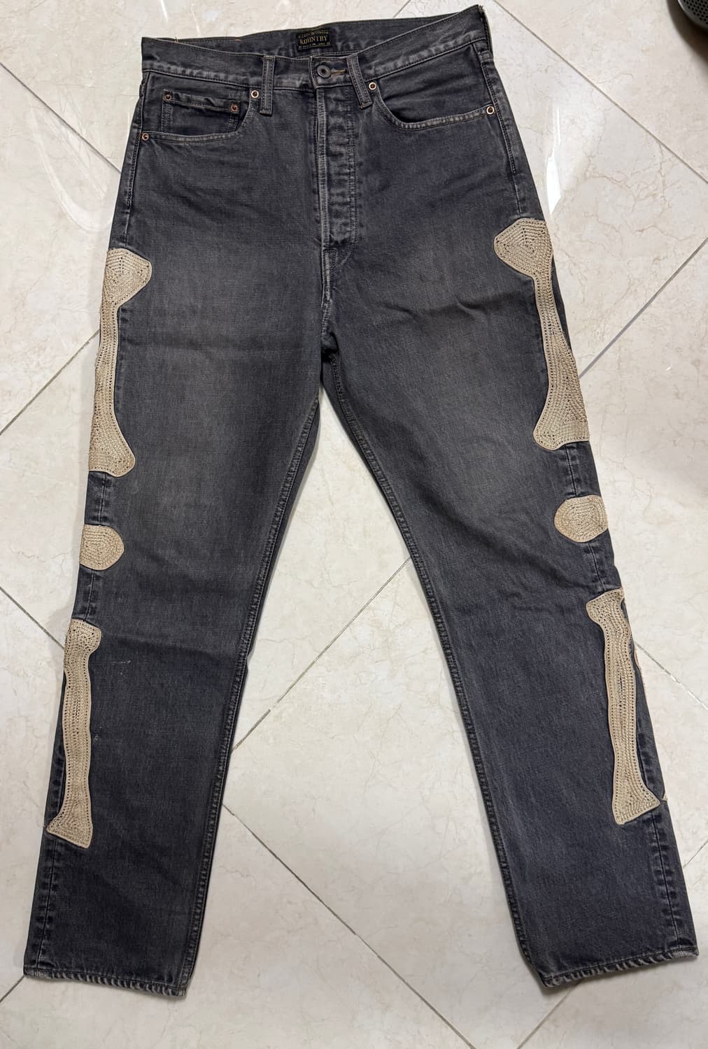 캐피탈 본 데님 흑청 상품이미지1