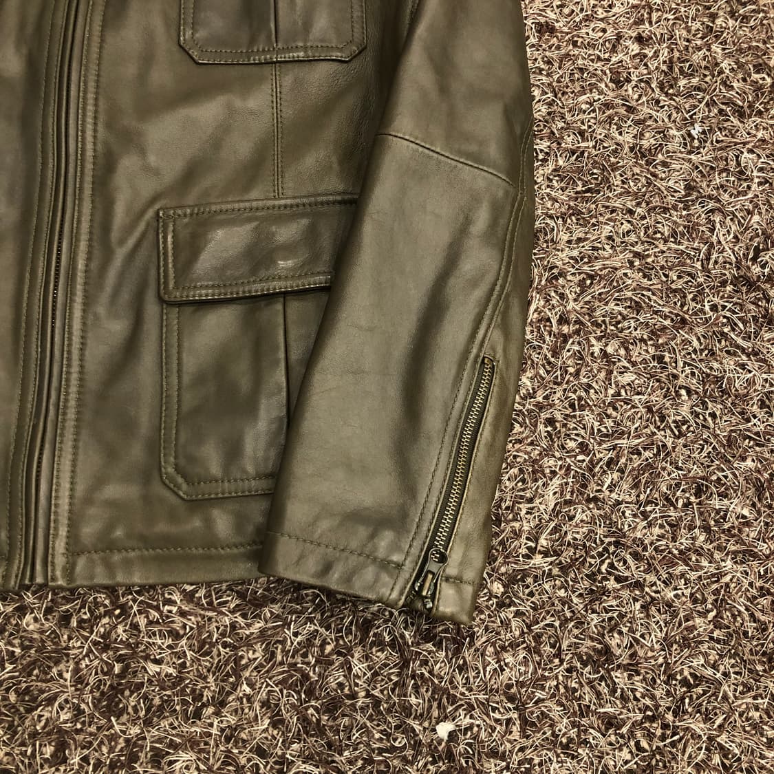 비욘드클로젯 양가죽 쿼드포켓 레더 가죽 자켓 상품이미지3