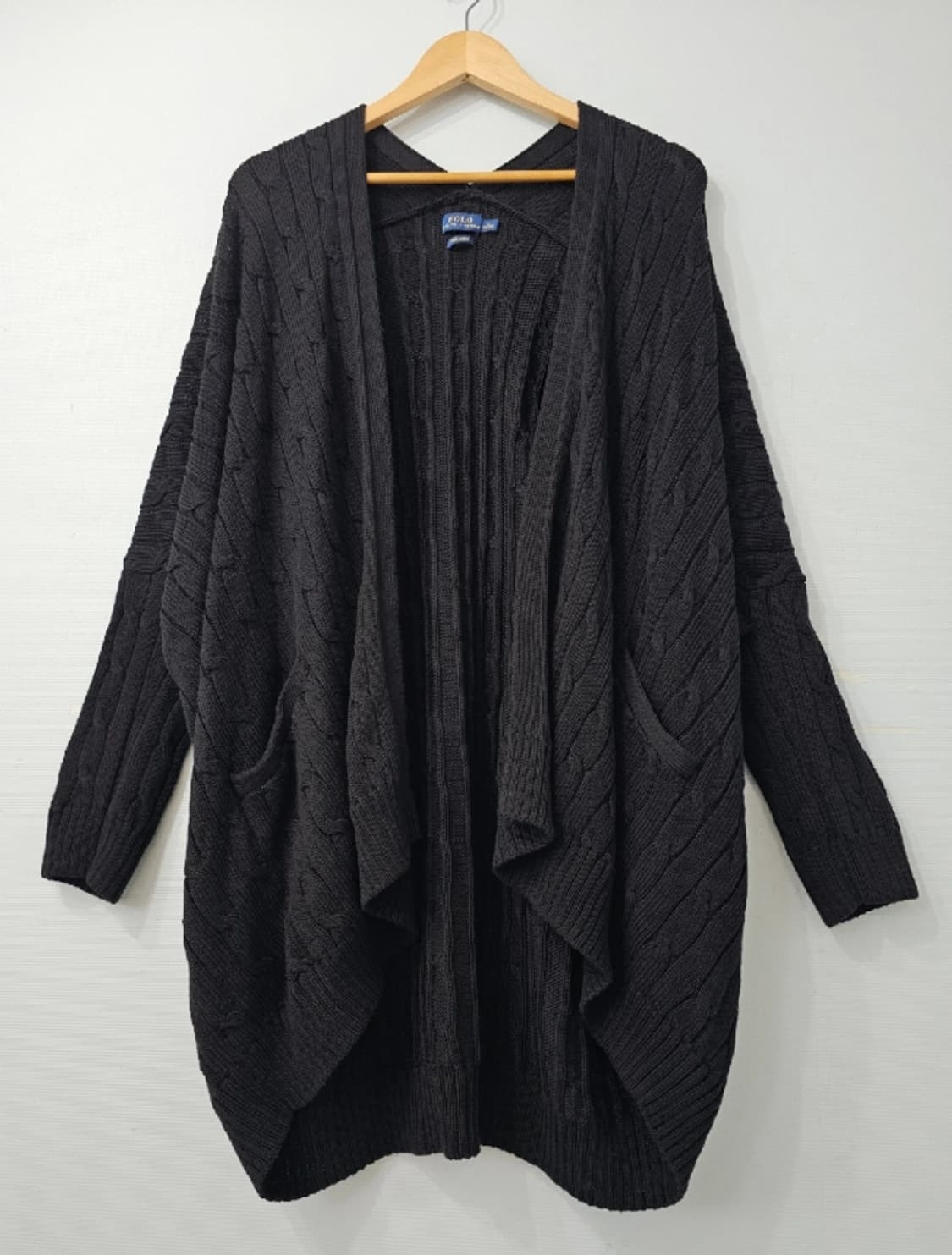 폴로 케이블 가디건 케이프 100 상품이미지1