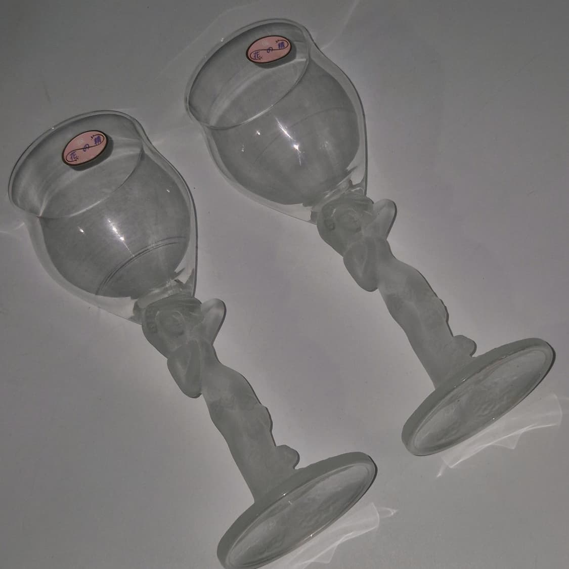 70s 이시즈카 엔틱 비너스 불투명 와인잔 1p 상품이미지8